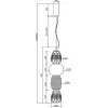 Стеклянный подвесной светильник Pattern MOD267PL-L32G3K форма шар белый Maytoni