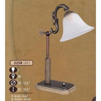 Интерьерная настольная лампа 225R 225R/1 AY ACID Riperlamp