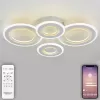Потолочная люстра Groove LED LAMPS 81196 белая Natali Kovaltseva