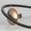 Стеклянная потолочная люстра Chilton LSP-8410 форма шар цвет янтарь Lussole