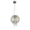 Хрустальный подвесной светильник Dolcima SL1101.203.02 форма шар прозрачный ST Luce