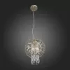 Хрустальный подвесной светильник Dolcima SL1101.203.02 форма шар прозрачный ST Luce