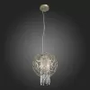 Хрустальный подвесной светильник Dolcima SL1101.203.02 форма шар прозрачный ST Luce