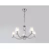 Стеклянная подвесная люстра High Light LH57081 белая цилиндр Ambrella