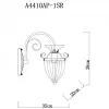 Стеклянное бра Schelenberg A4410AP-1SR Artelamp