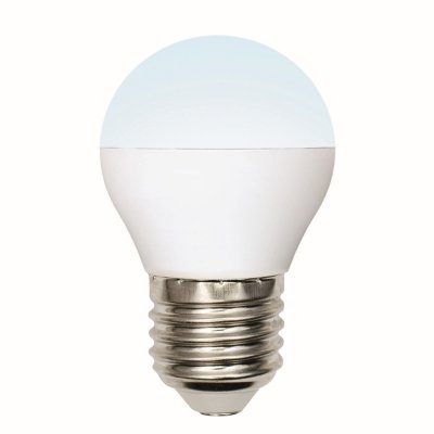 Лампочка светодиодная  LED-G45-6W/NW/E27/FR/MB PLM11WH картон Uniel