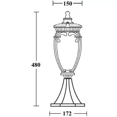 Наземный фонарь VERONA 86204 Gb Oasis Light