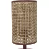 Интерьерная настольная лампа Maderana 8202/1T цилиндр коричневый Lumion