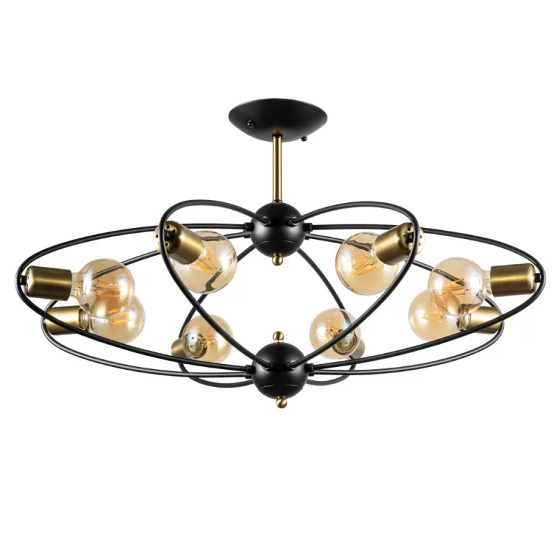 Потолочная люстра Glasgow A1963PL-8BK Artelamp Потолочная люстра Glasgow A1963PL-8BK Artelamp