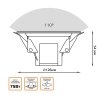 Точечный светильник  927420109-S белый Gauss