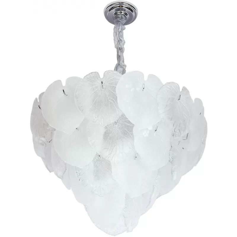 Стеклянная подвесная люстра Kapri A4078LM-9CC белая Стеклянная подвесная люстра Kapri A4078LM-9CC белая