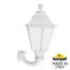 Настенный фонарь уличный Noemi E35.132.000.WYH27 конус белый Fumagalli