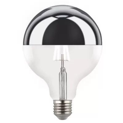 Лампочка светодиодная SKY LED-G125-4W/4000K/E27/CL MIRROR/CHROME PLS02WH Uniel