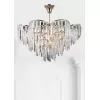 Хрустальная потолочная люстра Julen LH0065/12C-FGD-CL прозрачная Lumien Hall