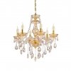 Подвесная люстра  LDP 7025-6 GD Lumina Deco