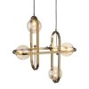 Стеклянный подвесной светильник Circono SL1201.203.04 прозрачный форма шар ST Luce