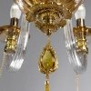Стеклянная подвесная люстра Monna 5126/07 LM-8 прозрачная Divinare