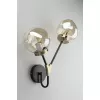 Стеклянное бра Crotone OML-95101-02 цвет янтарь форма шар Omnilux