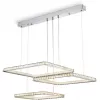 Хрустальный подвесной светильник ACRYLICA FA1759 квадратный прозрачный Ambrella
