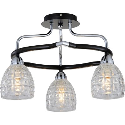 Потолочная люстра 412 412-03-63CDW chrome + dark wengue N-Light