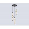 Стеклянный подвесной светильник High Light LH11026 цилиндр Ambrella