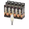 Лампочка светодиодная филаментная  F-LED B35-7W-827-E14 ЭРА