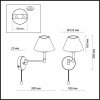 Бра Gemena 2481/1W конус белое Odeon Light