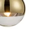 Стеклянный подвесной светильник Terra VL2151P11 форма шар прозрачный Vele Luce