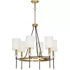 Подвесная люстра Rodezio LDP 1229-6 MD белая цилиндр Lumina Deco Подвесная люстра Rodezio LDP 1229-6 MD белая цилиндр Lumina Deco