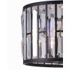 Хрустальный интерьерная настольная лампа Carol 0003/3T-BK-CL прозрачный Lumien Hall