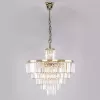 Хрустальный подвесной светильник 31100 31114/S gold прозрачный Newport