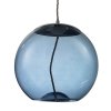 Стеклянный подвесной светильник Avila LH4110/1PC-CR-BL форма шар Lumien Hall