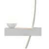 Настенный светильник Ray 10220/2LED White R форма шар белый Escada