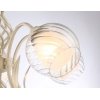 Стеклянная потолочная люстра TRADITIONAL TR3066 форма шар белая Ambrella