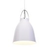 Подвесной светильник Rayo LDP 7504-250 WT конус белый Lumina Deco