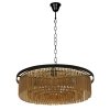 Хрустальная подвесная люстра Гослар 498015010 коричневая MW-Light