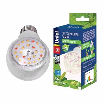 Лампочка светодиодная  LED-A60-10W/SPFB/E27/CL PLP30WH Uniel