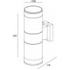 Стеклянный архитектурная подсветка TUBE 78005 V Oasis Light