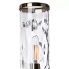 Стеклянная подвесная люстра Sham 4505/17 LM-15 прозрачная цилиндр Divinare Стеклянная подвесная люстра Sham 4505/17 LM-15 прозрачная цилиндр Divinare