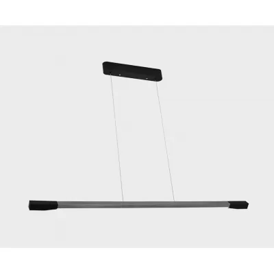Подвесной светильник  IT013-6020 black/silver 3000K Italline цилиндр