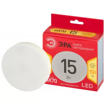 Лампочка светодиодная  LED GX-15W-830-GX70 R ЭРА