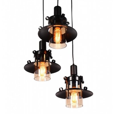 Подвесной светильник Capri LDP 11328 B-3 BK Lumina Deco