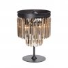 Хрустальный интерьерная настольная лампа  V5154-1/3L цвет янтарь Vitaluce