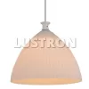 Стеклянный подвесной светильник Agola 810030 белый конус Lightstar