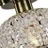 Хрустальный потолочный светильник Sternchen 1391-1U форма шар прозрачный Favourite