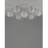 Стеклянная потолочная люстра Circle V1150-5C белая форма шар