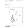 Интерьерная настольная лампа Gitta 47500/81/11 черный Lucide