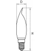 Лампочка светодиодная филаментная LED 933604 Lightstar