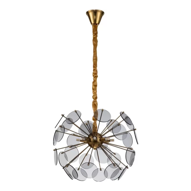 Стеклянная подвесная люстра Komo V7080-8P Стеклянная подвесная люстра Komo V7080-8P