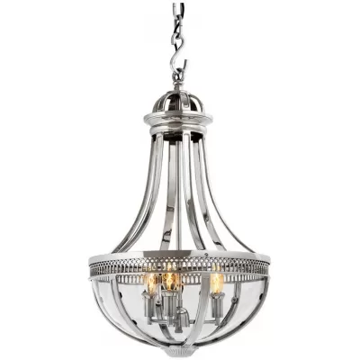 Подвесная люстра Capitol KM0287P-4 nickel DeLight Collection